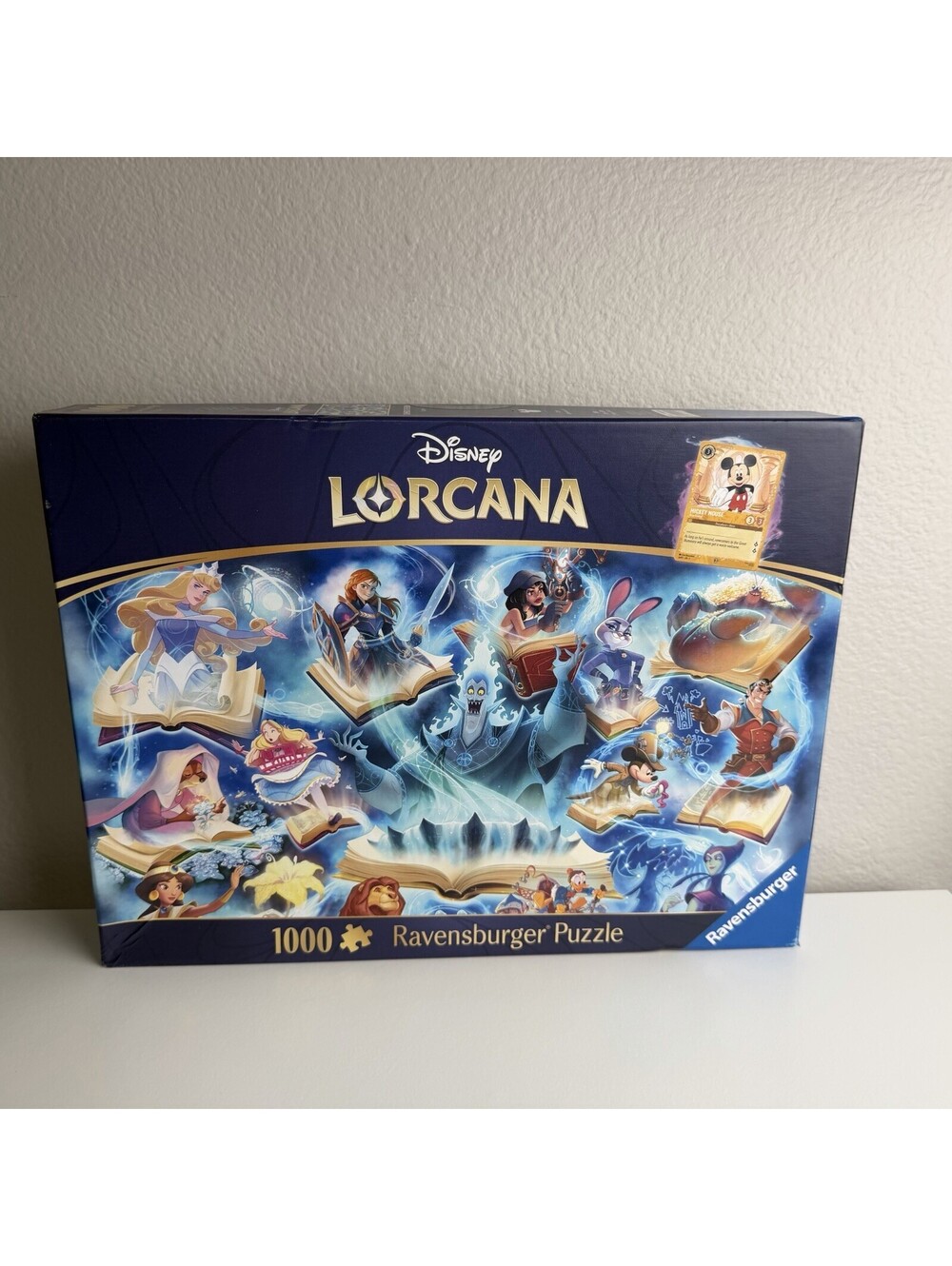 Disney Lorcana Ravensburger 1000 Piece New Puzzle Sealed No Promo Card Included